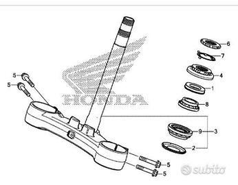 Arredo di mont. servo gambo, sterzo honda x-adv 75