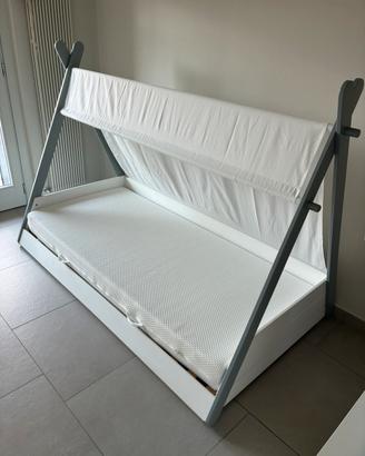Letto capanna montessori