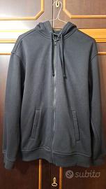H&M felpa nera taglia  S cappuccio ragazzo/ uomo