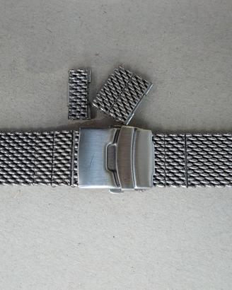 cinturino orologio maglie in acciaio 