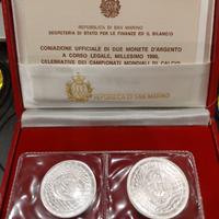 Dittico in Argento Mondiali Calcio 1990