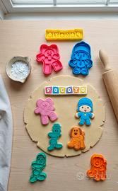 set 5 formine Pocoyo 