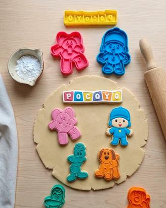 set 5 formine Pocoyo 