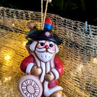 Statuina Thun Babbo Natale Carabiniere ciaspole