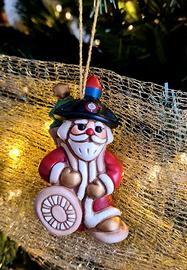 Statuina Thun Babbo Natale Carabiniere ciaspole