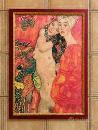 G. Klimt 'Le due amiche' stampa incorniciata 70×90
