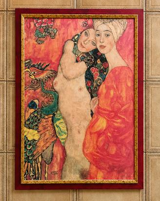 G. Klimt 'Le due amiche' stampa incorniciata 70×90