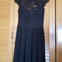 Abito donna lungo nero Jennyfer tg S nuovo