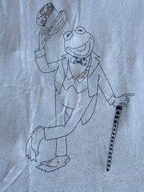 canotta Liu Jo tg S, ediz. limitata KERMIT THE FRO