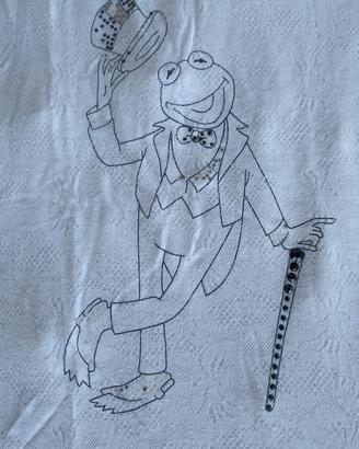 canotta Liu Jo tg S, ediz. limitata KERMIT THE FRO