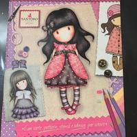 Fashion Artbook Santoro London gorjuss con stancil