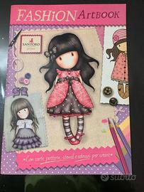 Fashion Artbook Santoro London gorjuss con stancil