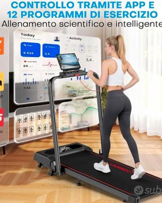 tapis roulant tappeto  vannect 5 in 1 ripieghevole