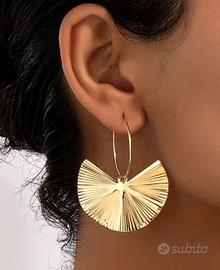 Orecchini Sunburst Gold  II ventaglio dorato 