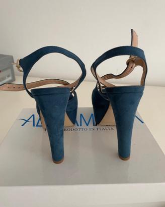 Sandali blu ottanio nuovi tg 37