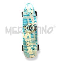 SKATEBOARD ELETTRICO AZZURRO + ACCESSORI