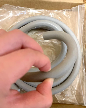 Tubo di tenuta in schiuma di silicone da 12 mm
