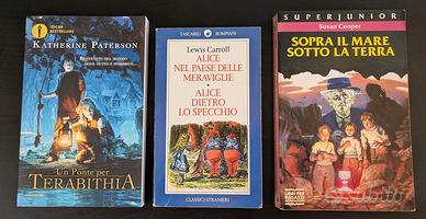 3 libri per ragazzi - Alice - Tarabithia