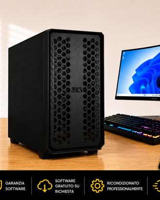 PC Fisso Pc Quadcore i7 4 Octa-Core SSD 480GB Win1