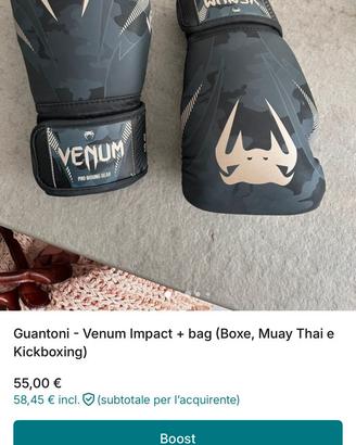 Guantoni Venum per Kickboxing
