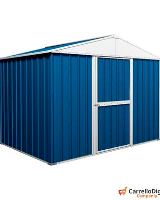 Box baracca lamiera Acciaio 275x175cm blu