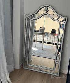 Specchio barocco argento