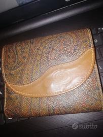 portafoglio donna etro in pelle di vitello 