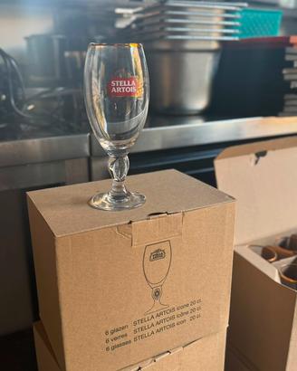 Set di bicchieri Birra Stella Artois 20cl/33cl
