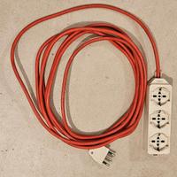 Prolunga 5 mt con ciabatta multi presa Vimar