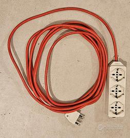 Prolunga 5 mt con ciabatta multi presa Vimar