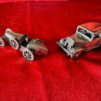 Modellini/soprammobili auto corsa in peltro