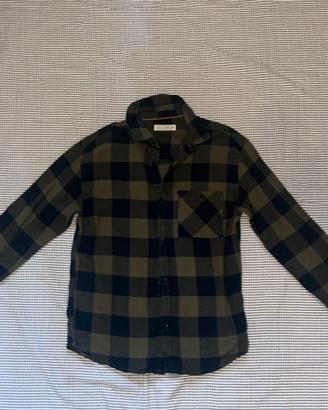 Camicia di zara taglia 13-14 anni colore verde scu