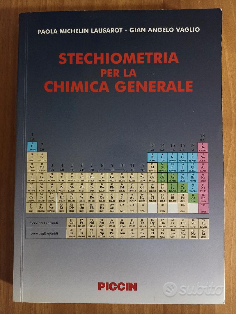 Libro: Chimica generale (Piccin) - Libri e Riviste In vendita a Vicenza