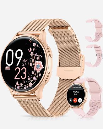 Nuovo, smartwatch x donna oro rosa fascia alta
