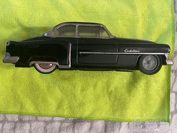 Rare Vintage 1950s Cadillac Tin Friction Car Black