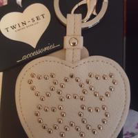 Portachiavi twin set cuore