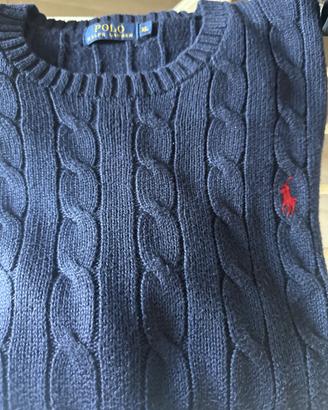 Maglione cotone a trecce Polo Ralph Lauren