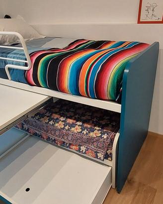 Letto per ragazzo Corazzin con letto estraibile