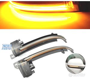 FRECCIE SPECCHIO PER AUDI A3 A4 A5 A6 Q3 LED NERO 