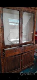 libreria credenza d'epoca primi 900