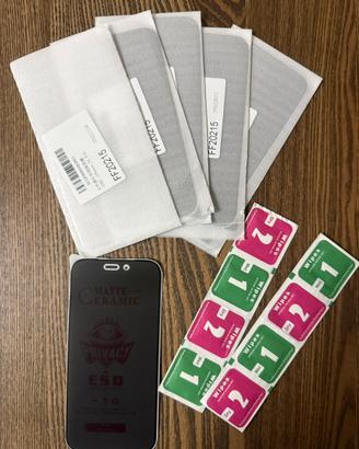 Iphone 16 pro, pellicola opaca