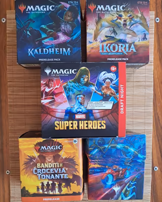 MAGIC 5x Scatole Vuote - Prerelase