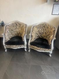 Poltrone zebrate