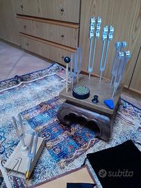 Diapason set 9 frequenze con accessori