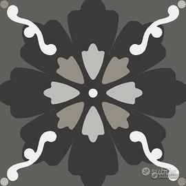 Piastrella 20X20 Patchwork B & W 04 Sant'Agostino