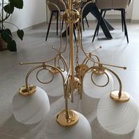 Lampadario in vetro di murano 