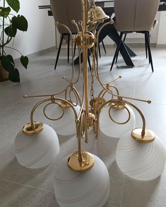 Lampadario in vetro di murano 
