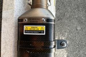 scarico akrapovic slip on per duke 125(trattabile)