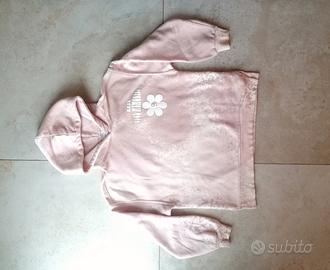 Felpa ZARA anni 13-14 o donna XS rosa stonalizzata