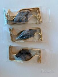Set composto da 3 supporti doppi per bastone tenda